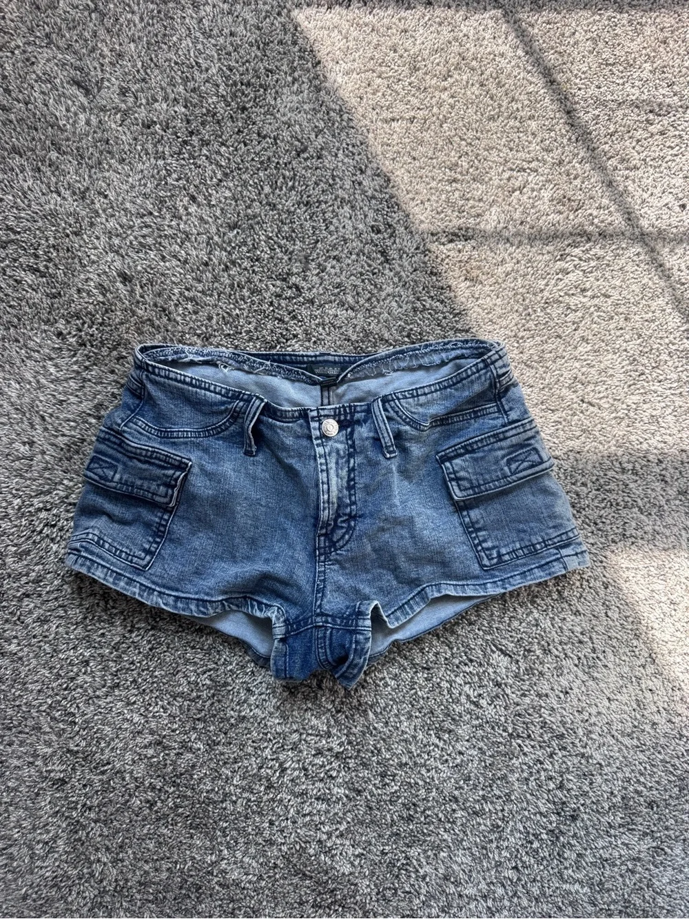wild fable Blue Denim Cargo Jean Shorts